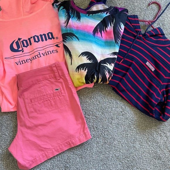 Vineyard Vines Corona Surf Logo Hoodie Tee Limited -Edition Collection Size XXS - Picture 9 of 11